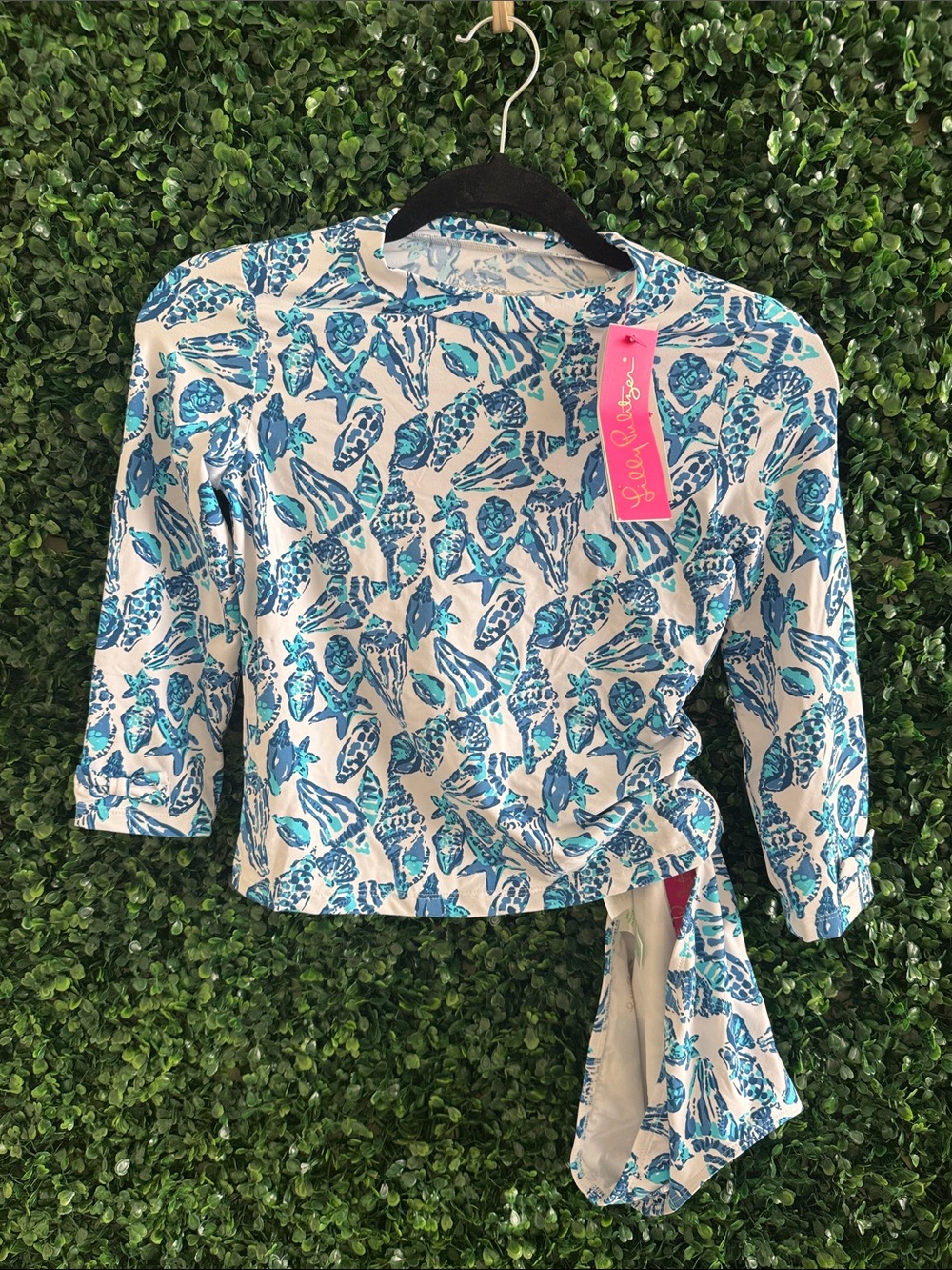 Lilly Pulitzer 🆕 NWT Seashell TANKINI BOBBY GUARD BOTTOMS SWIMSUIT SZ 12 YOUTH